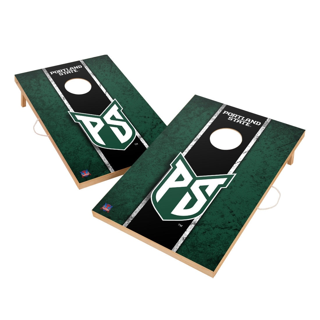 Vintage Portland State University Vikings Regulation 2x4 Cornhole Set