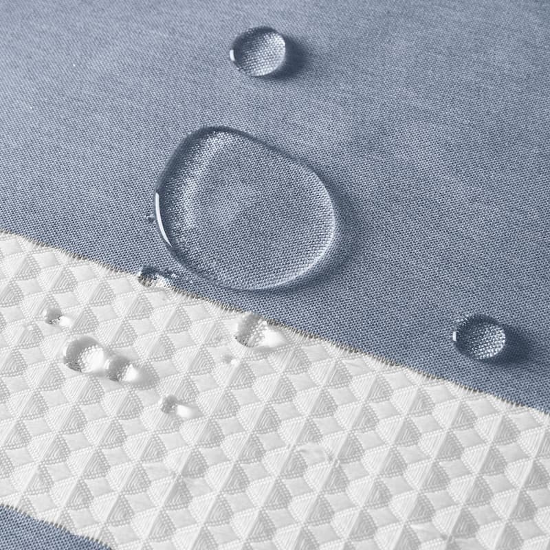 Madison Park Spa Waffle Shower Curtain with 3M Treatment