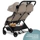 preview thumbnail 27 of 26, Mompush Lithe Double Stroller, Lightweight Side by Side Stroller for Newborn and Toddler, Easy Fold, Spacious Seats with Recline