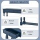 preview thumbnail 4 of 13, Console Table 64" Long Extra Thick Sofa Table with Drawers and Shelf