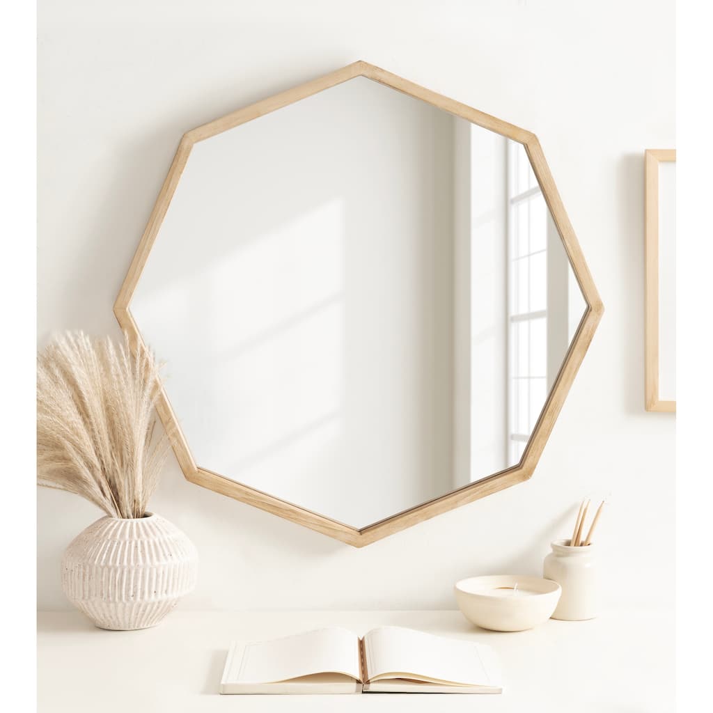 Kate and Laurel Occonor Wall Mirror Wood - 28x28