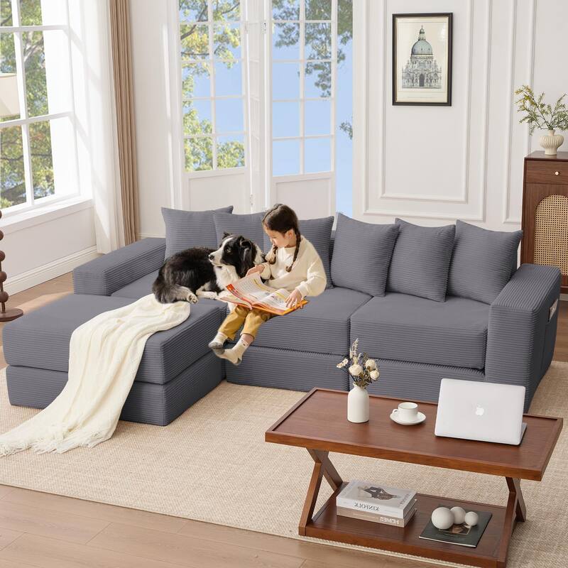 10-in-1 Convertible Sofa Sectional
