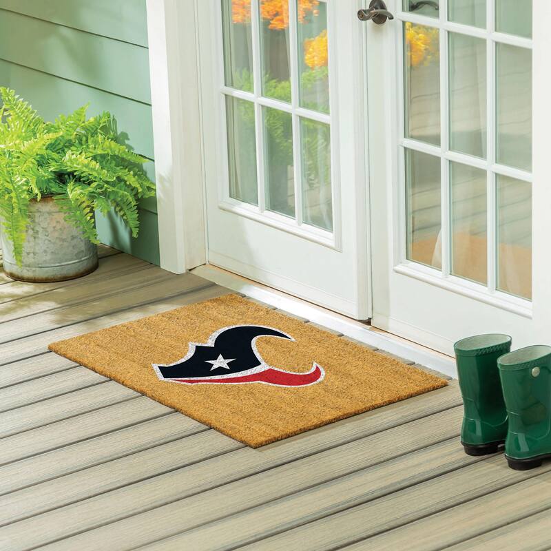 Houston Texans Full Color Indoor/Outdoor Coir Mat - 36" x 24"