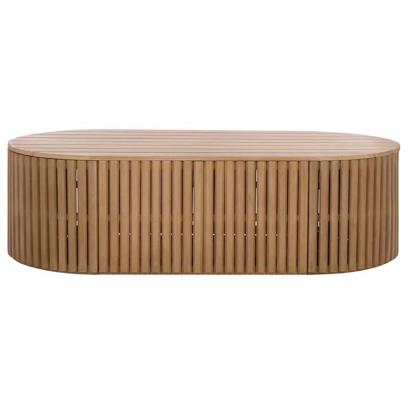 SAFAVIEH Couture Arielle Eucalyptus Wood Coffee Table - 52"W x 26"D x 15"H