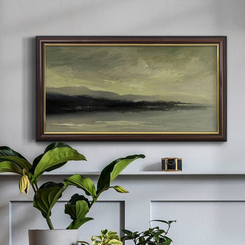 Coastal Dawn Premium Framed Canvas- Ready to Hang