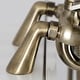 preview thumbnail 31 of 31, Kingston Brass Deck Mount Clawfoot Tub Faucet with Hand Shower
