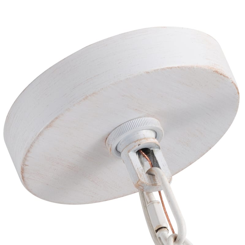 4-Lights Openwork Design Surrounded by Carving Pendant Lighting - 13.8"D×7.9"W×74.4"H (Adjustable)
