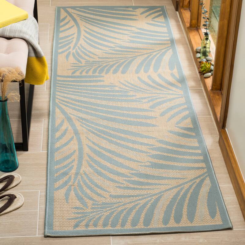 Martha Stewart by SAFAVIEH Tropic Palm Indoor/ Outdoor Waterproof Rug
