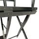 preview thumbnail 3 of 7, Set of 2-Black, Casual Home Director's Chair, Foldable Style - 15.75”L x 20.87”W x 46.06”H