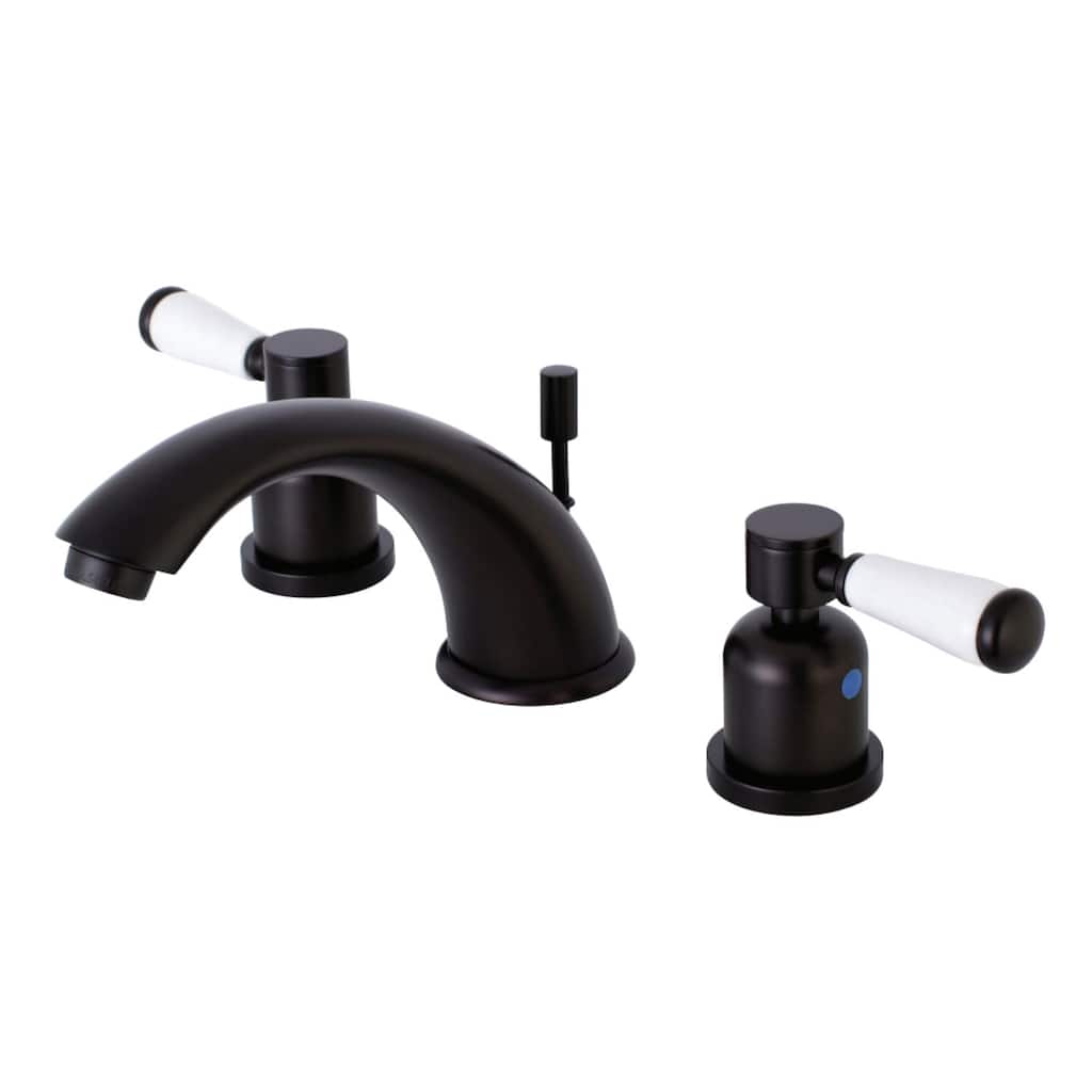 Kingston Brass Paris 1.2 GPM Widespread Bathroom Faucet with Porcelain