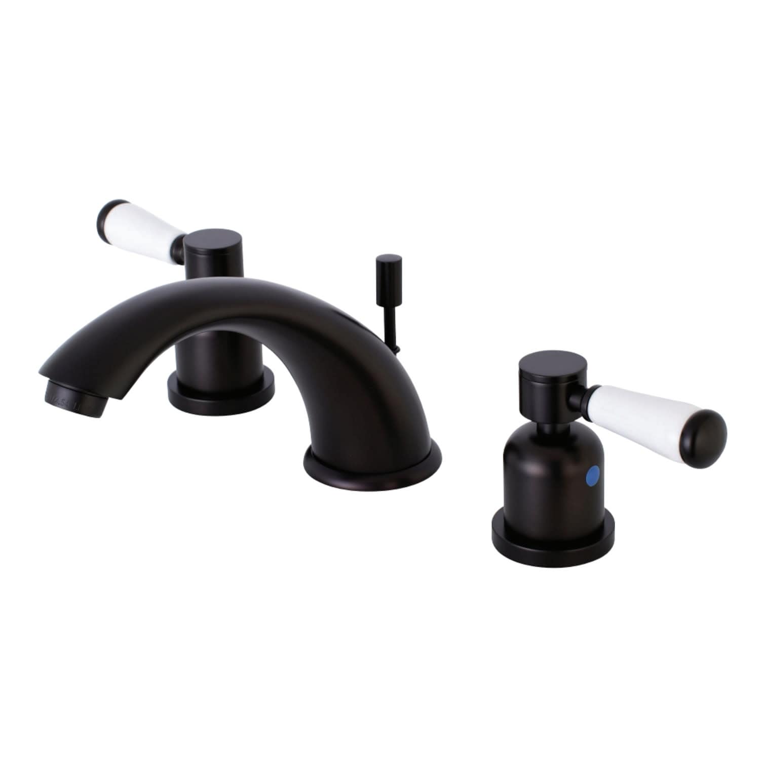 Kingston Brass Paris 1.2 GPM Widespread Bathroom Faucet with Porcelain