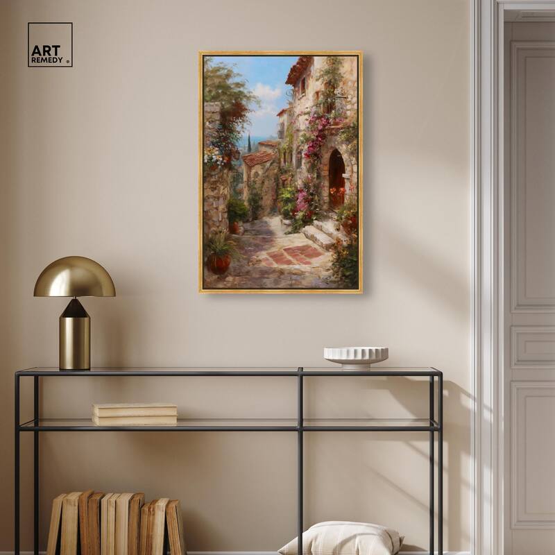 Mediterranean Charm I Canvas by Art Remedy