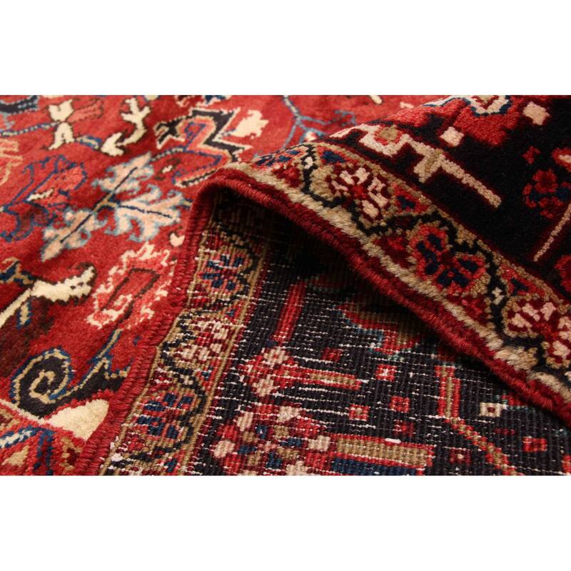 ECARPETGALLERY Hand-knotted Sarabi Dark Red Wool Rug - 9'9 x 12'2