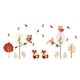 preview thumbnail 5 of 3, Walplus Animals Forest Flowers Trees Autumn Wall Sticker Nursery Decor