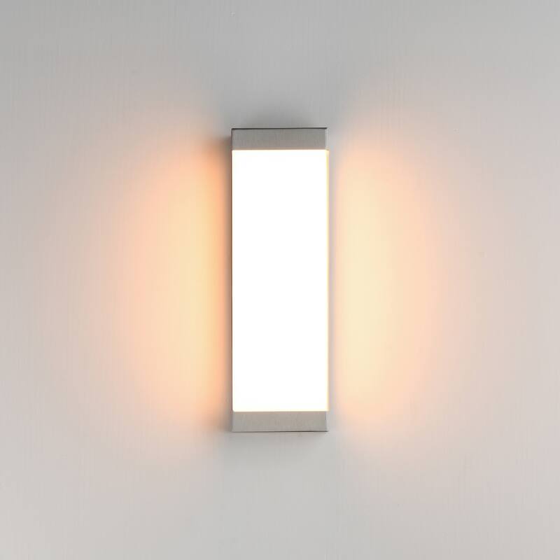 Maxim 55522WT Tunnel 2 Light 15" Tall ADA Compliant LED Outdoor Wall