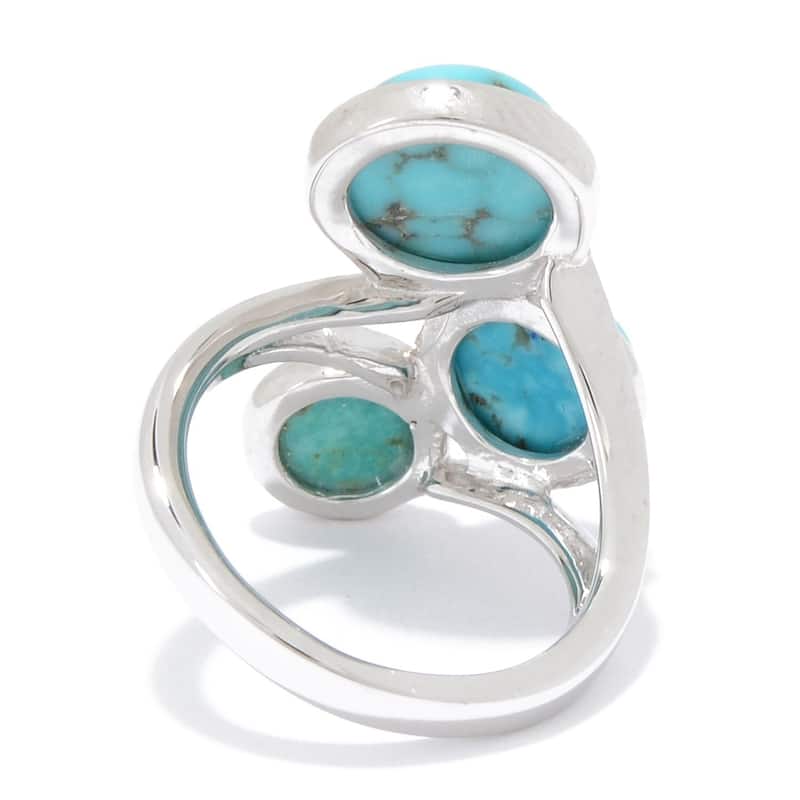Turquoise Gemstone Ring, 925 Sterling Silver Ring