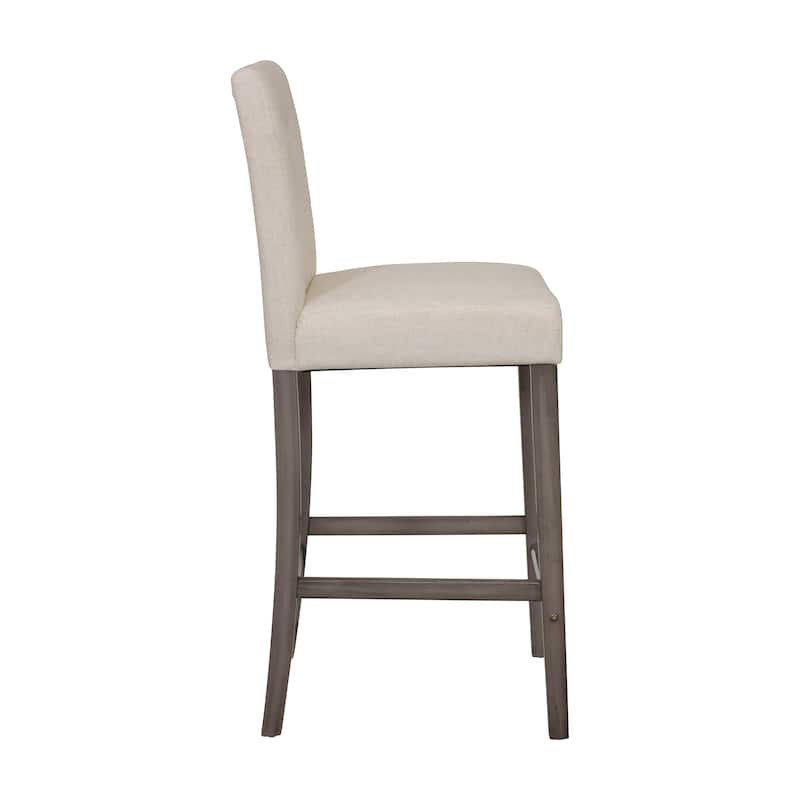 Leila Upholstered 31" Bar Height Barstool