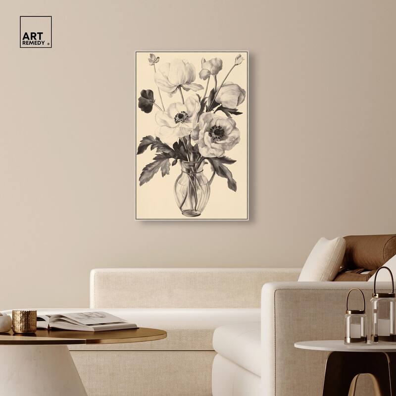 Herbarium's Hush III Canvas by Art Remedy
