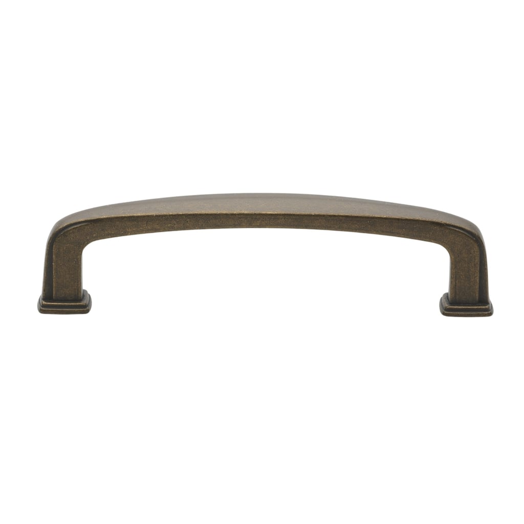 GlideRite 3.75-inch CC Antique Brass Deco Cabinet Pulls (Pack of 25)