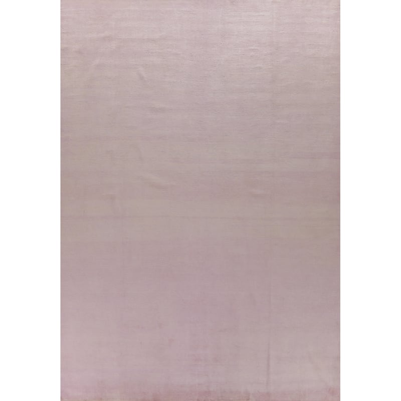Hand Knotted Oriental 100% Wool Carpet Modern Solid Purples Gabbeh Area Rug - 14' 0'' X 10' 2''