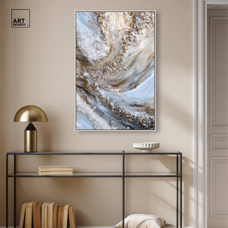 Effervescent Earth III Canvas by Art Remedy