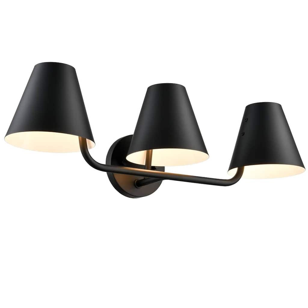 Palmas Industrial 3-Light Bathroom Vanity Light