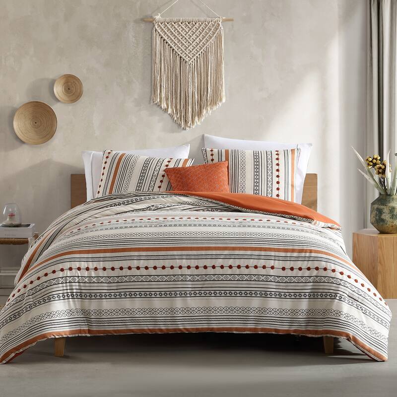 Modern Threads Layne 4-Piece Printed Comforter Set