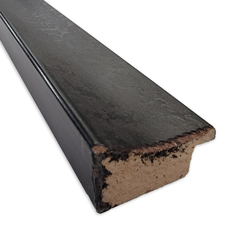Dappled Narrow Wood Framed Natural Corkboard Bulletin Board