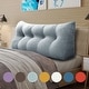 preview thumbnail 18 of 30, WOWMAX Bed Rest Wedge Pillow Bolster Reading TV Daybed Back Support