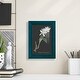 preview thumbnail 46 of 118, Orchid on Slate III -Framed Print w/glass-Cherry Red