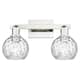 Option Polished Nickel / Clear Water Glass