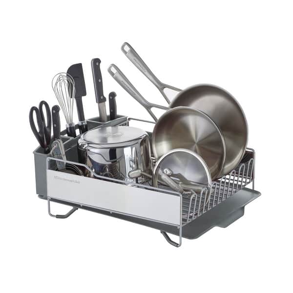KitchenAid Full Size Expandable Dish-Drying Rack, 24-Inch - Bed Bath &  Beyond - 34134102
