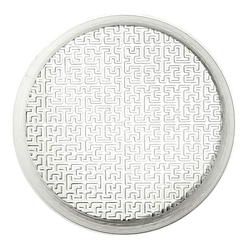 happimess Drew 8.4" Modern Geometric Indoor Eco-Friendly 3D Printed Plant Saucer