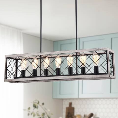Twinkle 40 Inch Farmhouse Kitchen Island Pendant Ceiling Light