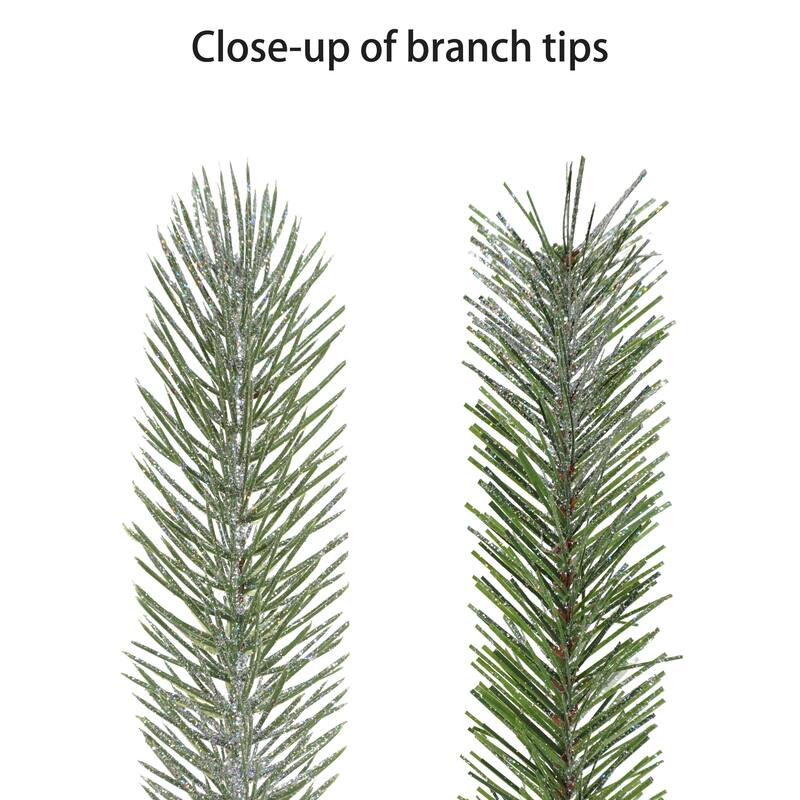 7.5ft Pre-lit Colchester Pine, 2336 Branch Tips, 500 Multi-color LED Lights