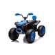 preview thumbnail 6 of 23, 24V 2-Seater Ride On ATV for Kids, Electric Off-Road Vehicle with Powerful Motor, LED Lights, Music Blue
