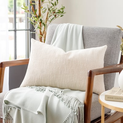Melvin Cottage Woven Throw Pillow