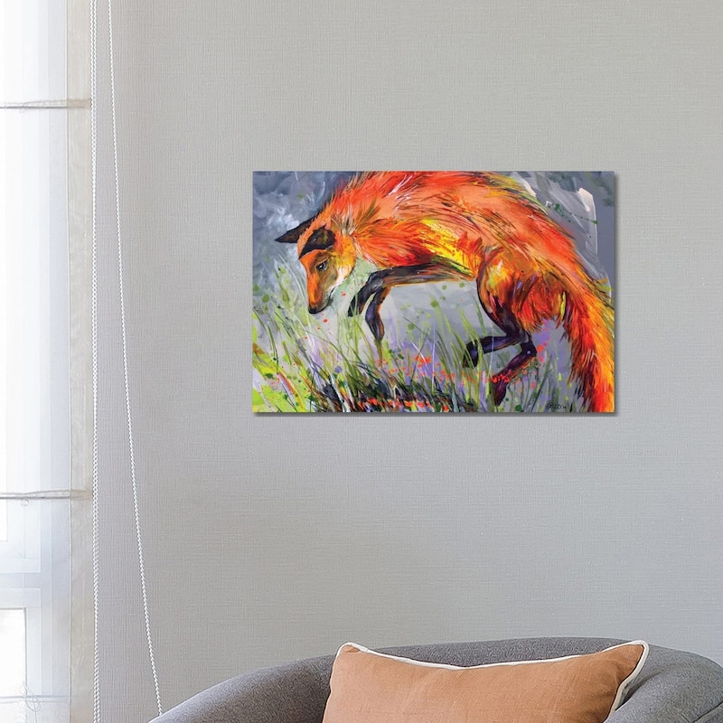 iCanvas "Spring Fox" by Lindsey Dahl Canvas Print - 18x26x1.5