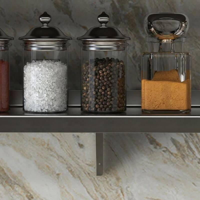 Stainless Steel Shelf Wall Mounted - Stainless Steel