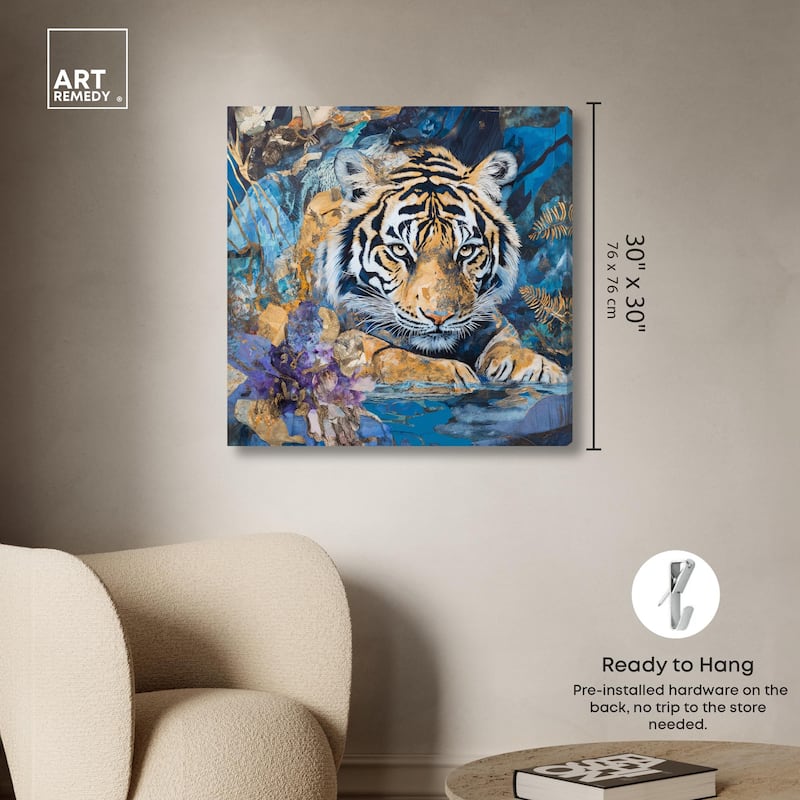 King of the Jungle Canvas by Art Remedy, Gallery Wrapped