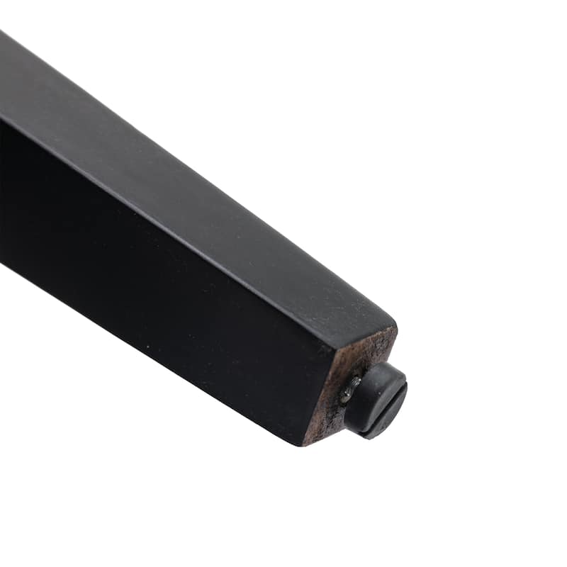 Silver Modern 22.8" Tufted Accent Chair with Wooden Legs