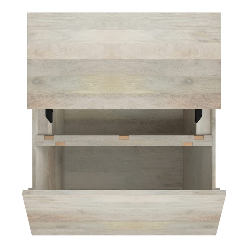 WYNDENHALL Gillean 36 inch Wide Solid Mango Modern Lift Top Coffee Table