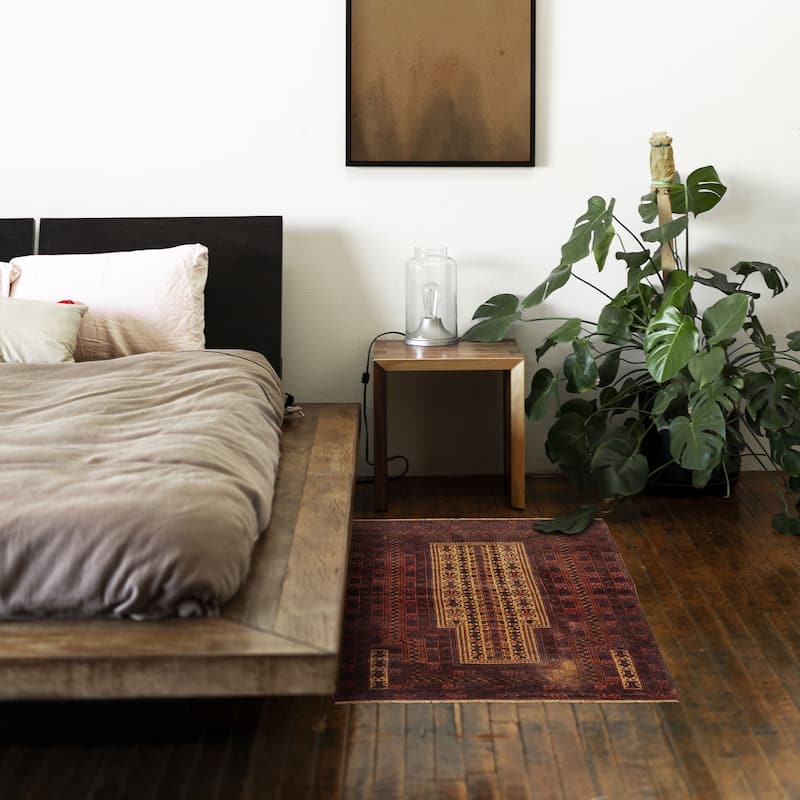 ECARPETGALLERY Hand-knotted Teimani Tan Wool Rug - 3'1 x 4'8