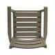 preview thumbnail 5 of 11, Stamford Outdoor Rustic Acacia Wood Barstool (Set of 2) by Christopher Knight Home