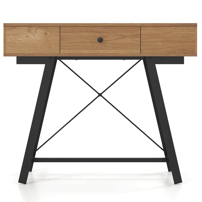 Costway Vanity Desk with Flip Top Mirror Makeup Dressing Table with - See Details