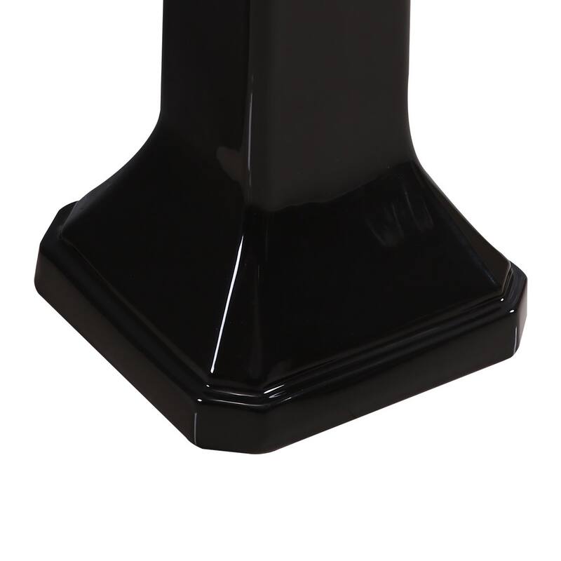 Large Victorian Pedestal Sink Black Pedestal Only Renovators Supply