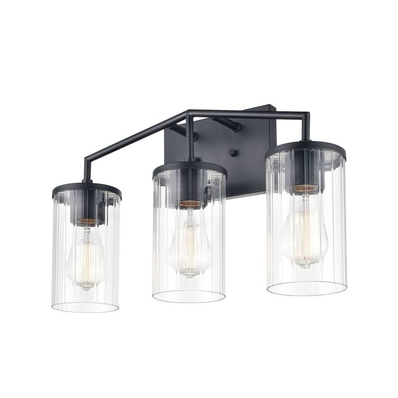 Millennium Lighting Beverlly Bathroom Vanity Light Fixture with Clear Beveled Glass Shades