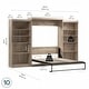 preview thumbnail 43 of 43, Pur Queen Murphy Bed with 2 Storage Units (137W) by Bestar