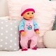 preview thumbnail 3 of 3, Bayer: Bouncy Baby Doll - 15" Bird Pink & Blue - 18 Functions, Bounces Up & Down, Baby Sounds, Open/Closes Eyes, Matching Ca