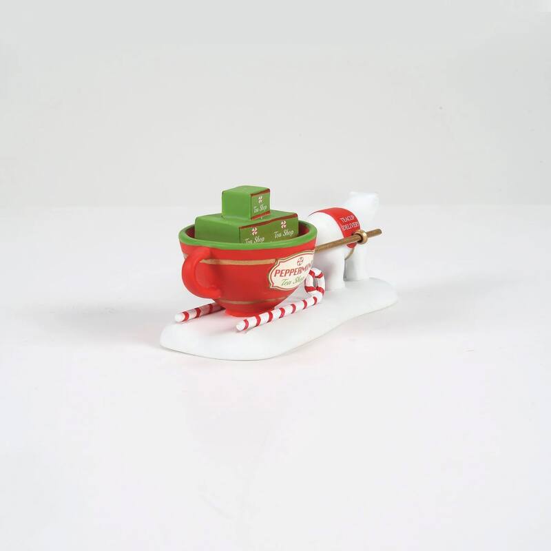 department 56 teacup delivery service christmas figurine #6011407